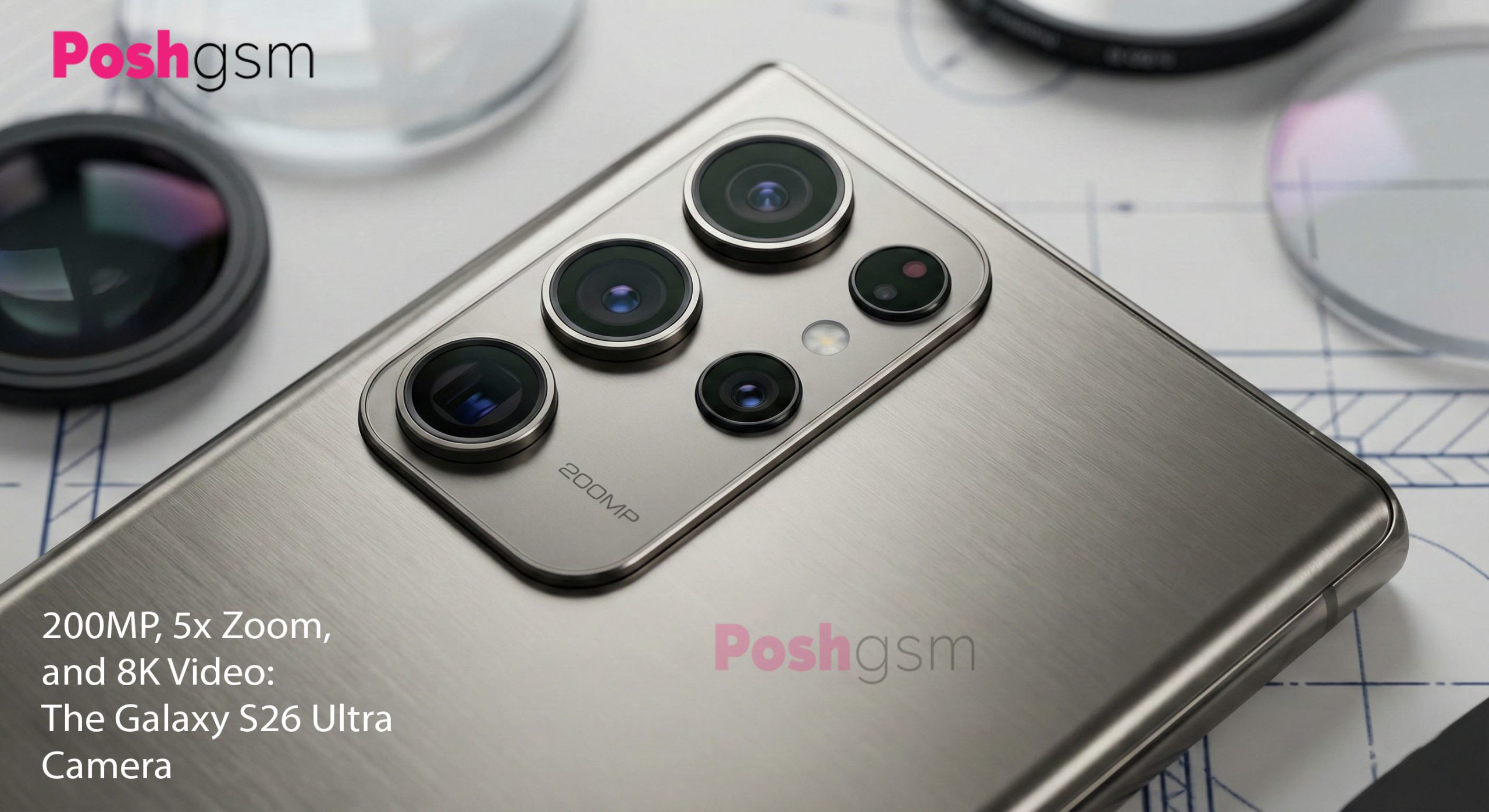 200MP, 5x Zoom, and 8K Video The Galaxy S26 Ultra Camera