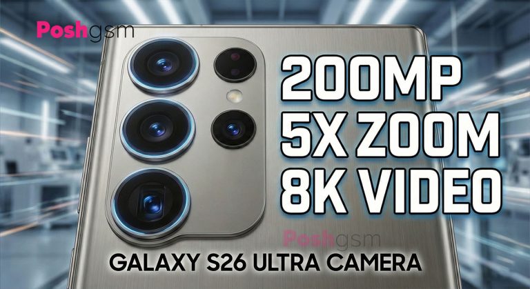 The Galaxy S26 Ultra Camera 200MP, 5x Zoom, and 8K Video