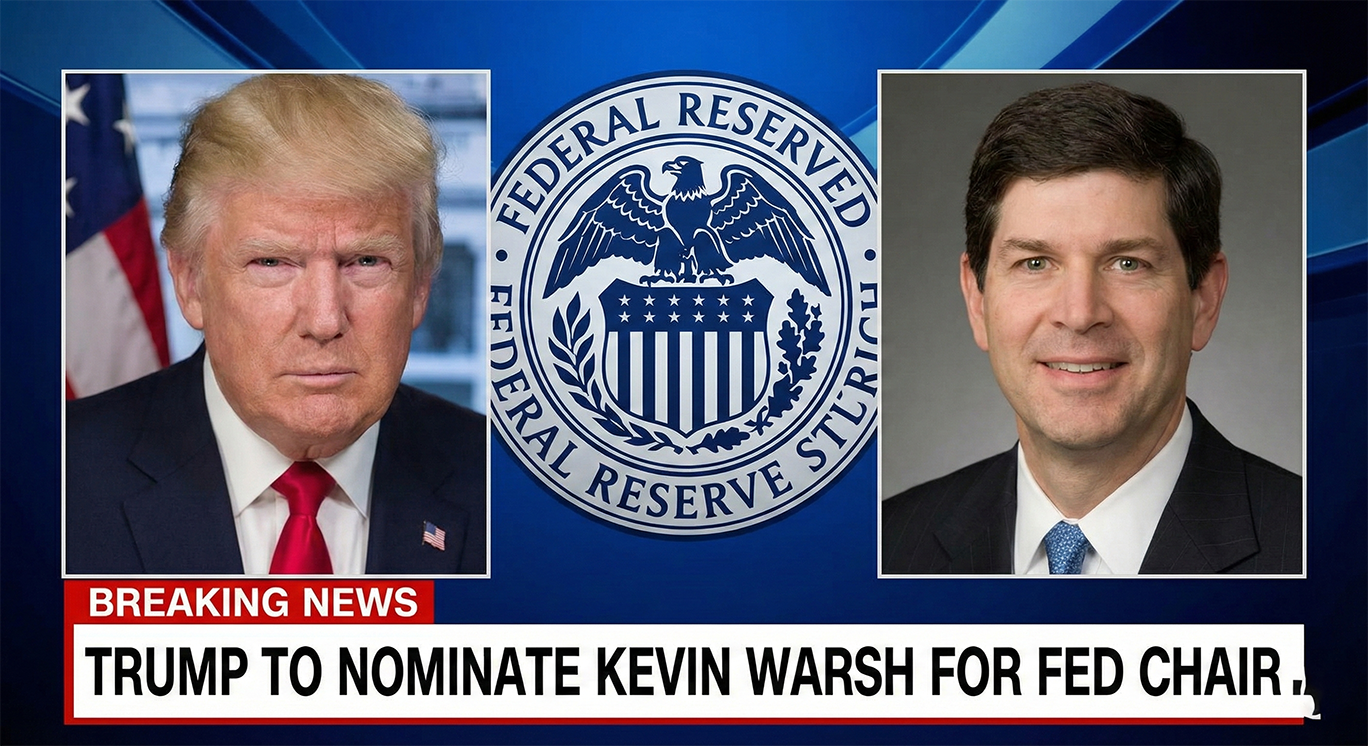 Trump Expected to Nominate Kevin Warsh as Fed Chair